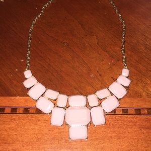 Pink statement necklace
